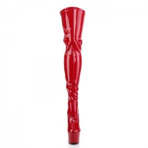 Pleaser Adore-3063 Støvler Dame Rød | 61NUEBMKR