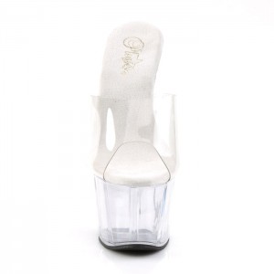 Pleaser Adore-701 Badesandaler Dame Clear | 81GKJNFPE