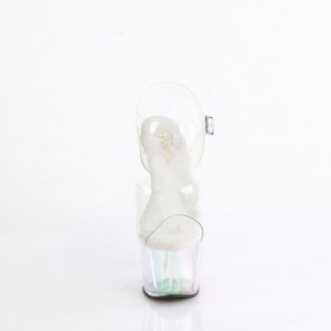 Pleaser Adore-708HT Sandaler Dame Clear | 75OMACBRL