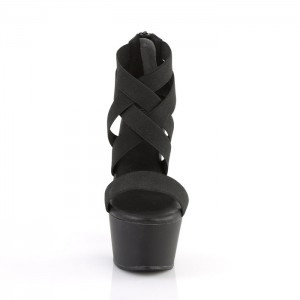 Pleaser Aspire-669 Sandaler Dame Sort Sort | 09KQMPXFB