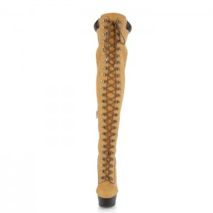 Pleaser Delight-3000TL Støvler Dame Brune Brune | 38ADUIQWP