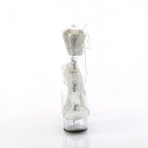 Pleaser Delight-691-2RS Sandaler Dame Clear | 56AGCFRYJ