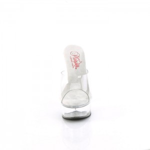 Pleaser Excite-601 Badesandaler Dame Clear | 15AHFCYXE