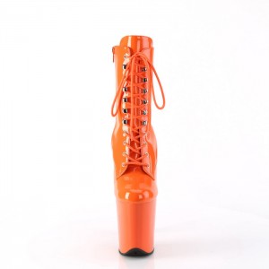 Pleaser Flamingo-1020 Støvler Dame Orange | 25BXKZMYA