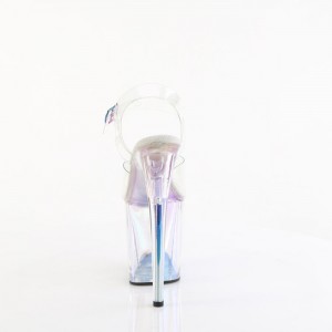 Pleaser Flamingo-808HT Sandaler Dame Clear | 31QEDCFBH