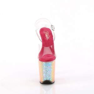 Pleaser Flamingo-808RG-02 Sandaler Dame Flerfarvede | 54UMHLBPC