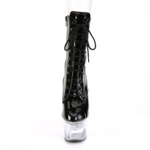 Pleaser Flashdance-1020-7 Støvler Dame Sort | 45GMJHTDW