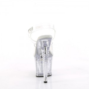 Pleaser Flashdance-708SPEC Sandaler Dame Clear | 07DCUEJRV