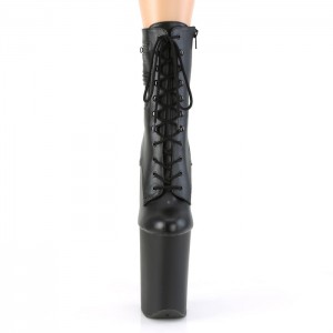 Pleaser Infinity-1020PK Støvler Dame Sort Sort | 45WAMQRXH