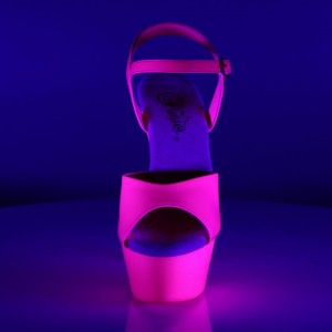 Pleaser Kiss-209UV Sandaler Dame Lyserød | 42SQDRGIV