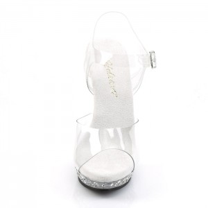 Pleaser Lip-108SDT Sandaler Dame Clear | 76GLOADHR