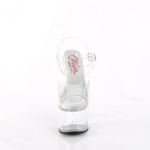 Pleaser Passion-708 Sandaler Dame Clear | 06JCZXVBE