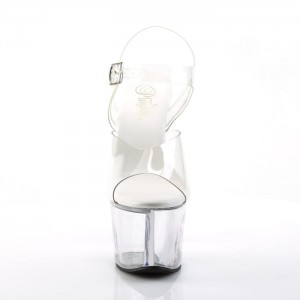 Pleaser Sky-308VL Sandaler Dame Clear | 12QBWJZXC