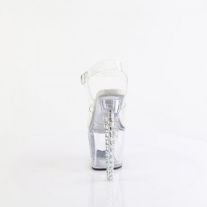 Pleaser Unicorn-708TGRS Sandaler Dame Clear | 85JAIHLNZ