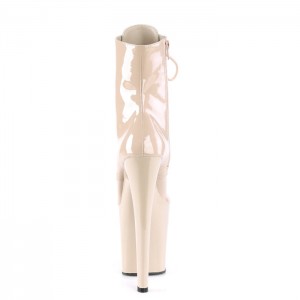 Pleaser Xtreme-1020 Støvler Dame Beige | 82KYWUCZV