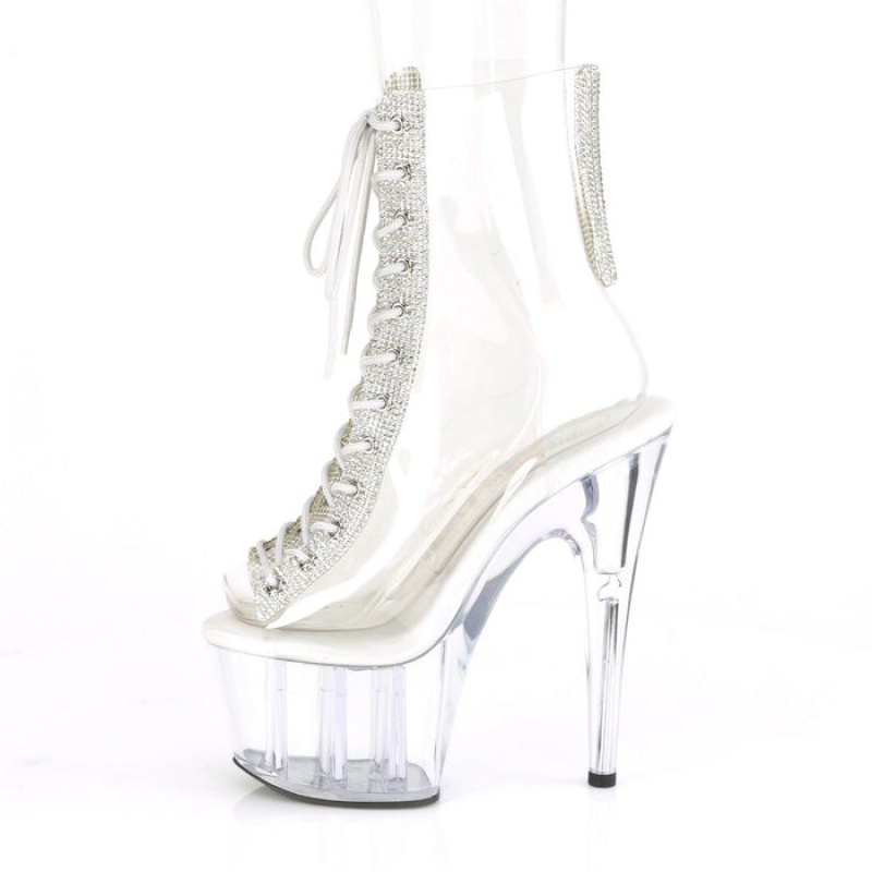 Pleaser Adore-1016C-2 Støvler Dame Clear | 48PGWLZAO