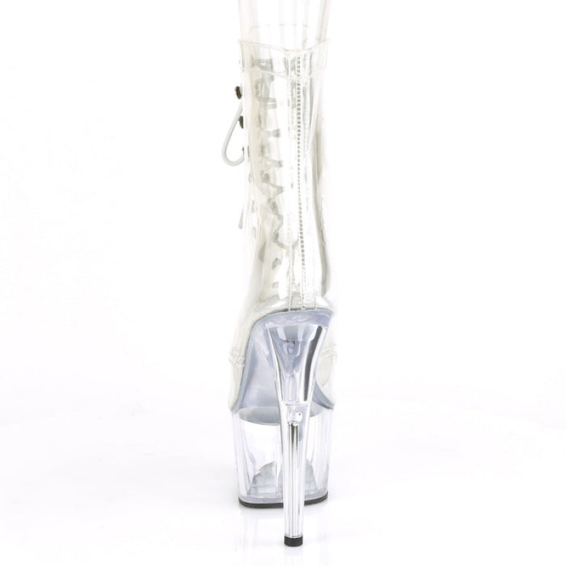 Pleaser Adore-1021C Støvler Dame Clear | 90GQIMLOH