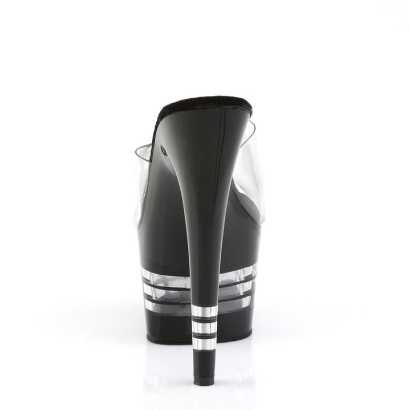 Pleaser Adore-701LN Badesandaler Dame Sort | 92MFISDOZ