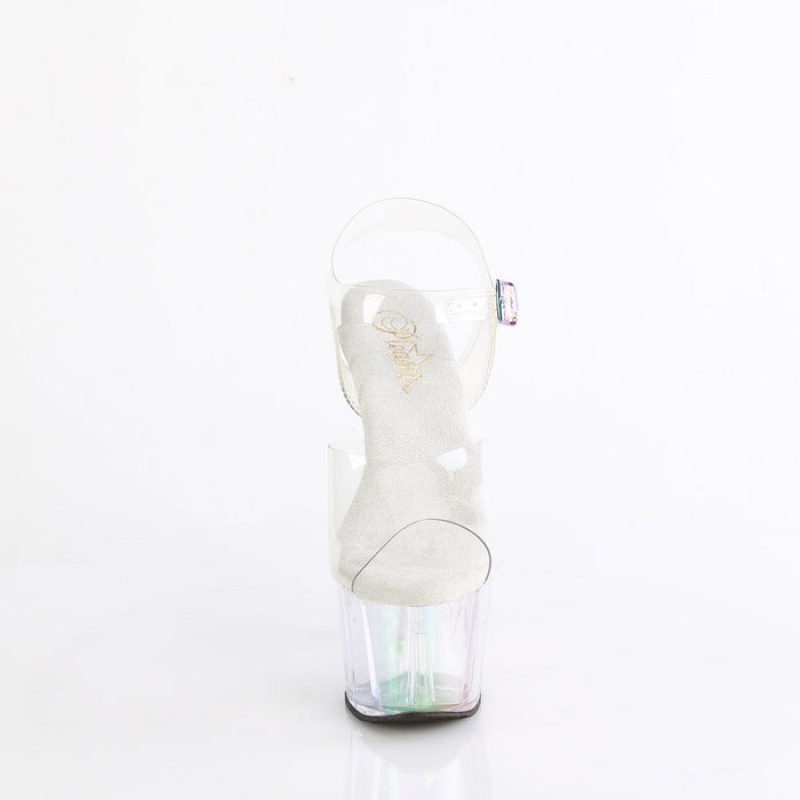 Pleaser Adore-708HT Sandaler Dame Clear | 75OMACBRL