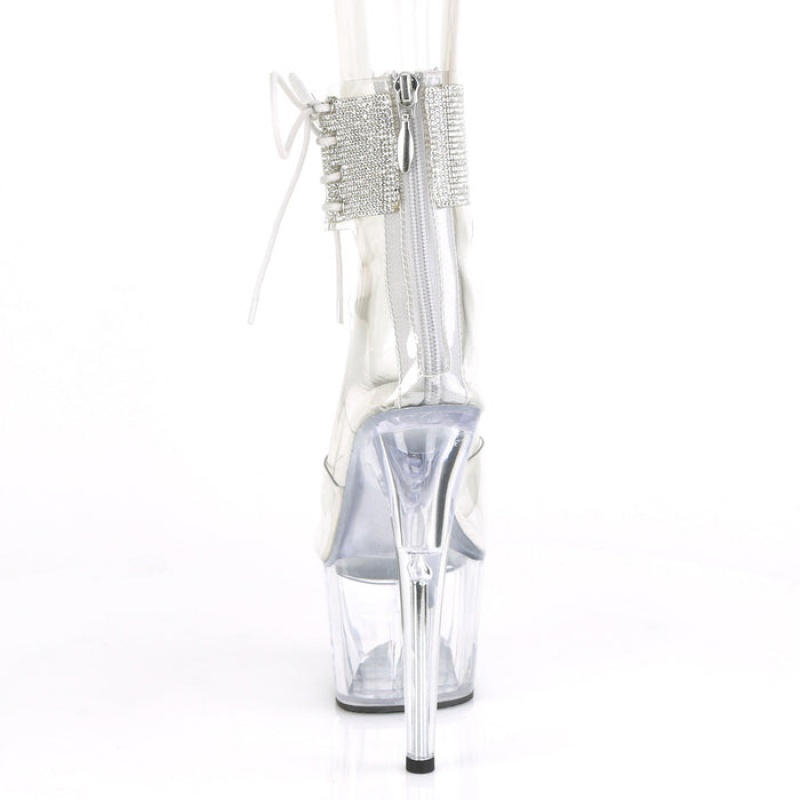 Pleaser Adore-724RS Sandaler Dame Clear | 96QHBKAXV