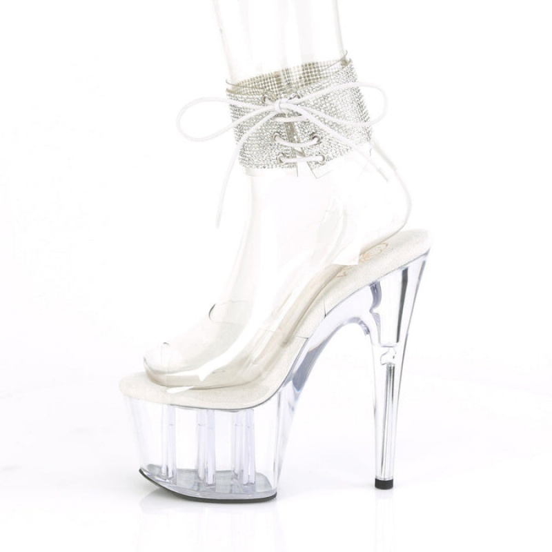 Pleaser Adore-791-2RS Sandaler Dame Clear | 94MTRUYEH