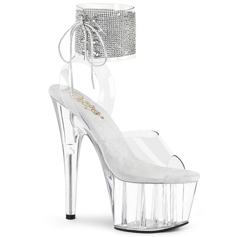 Pleaser Adore-791-2RS Sandaler Dame Clear | 94MTRUYEH