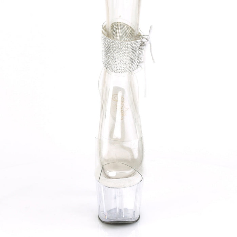 Pleaser Adore-791-2RS Sandaler Dame Clear | 94MTRUYEH