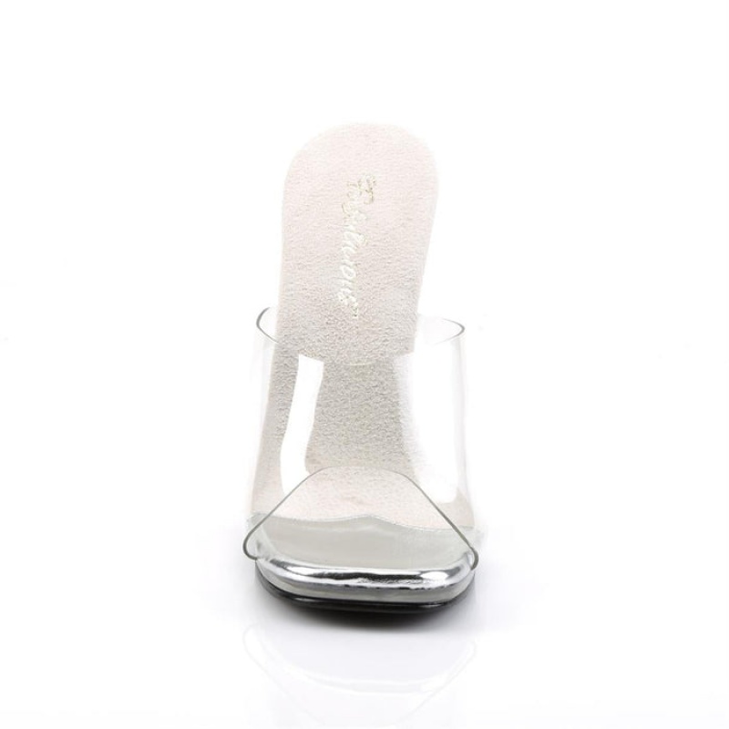 Pleaser Chic-01 Sandaler Dame Clear | 46GHSVDBK