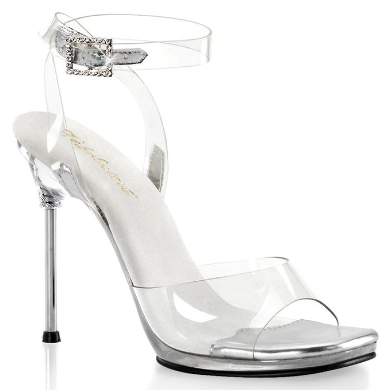 Pleaser Chic-06 Sandaler Dame Clear | 78NAMIOYE