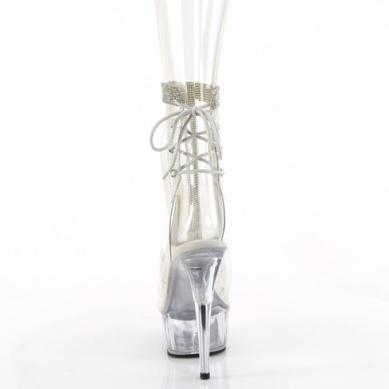 Pleaser Delight-1018C-2RS Støvler Dame Clear | 31TRUNLKZ