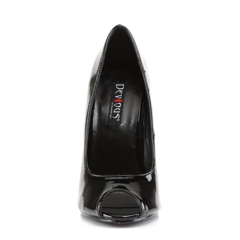 Pleaser Domina-212 Stiletter Dame Sort | 01XCBYINO