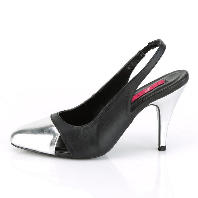 Pleaser Dream-405 T-Straps Dame Sølv | 85PDXKYJU