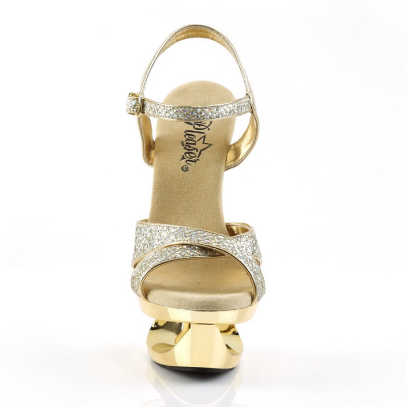 Pleaser Eclipse-619G Sandaler Dame Guld | 08DWPICAS