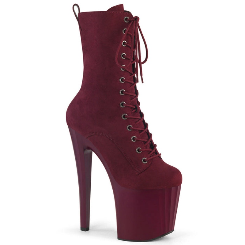 Pleaser Enchant-1040 Støvler Dame Bordeaux | 78VJPENYO