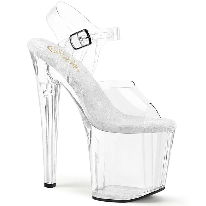 Pleaser Enchant-708 Sandaler Dame Clear | 35LXEZYJG