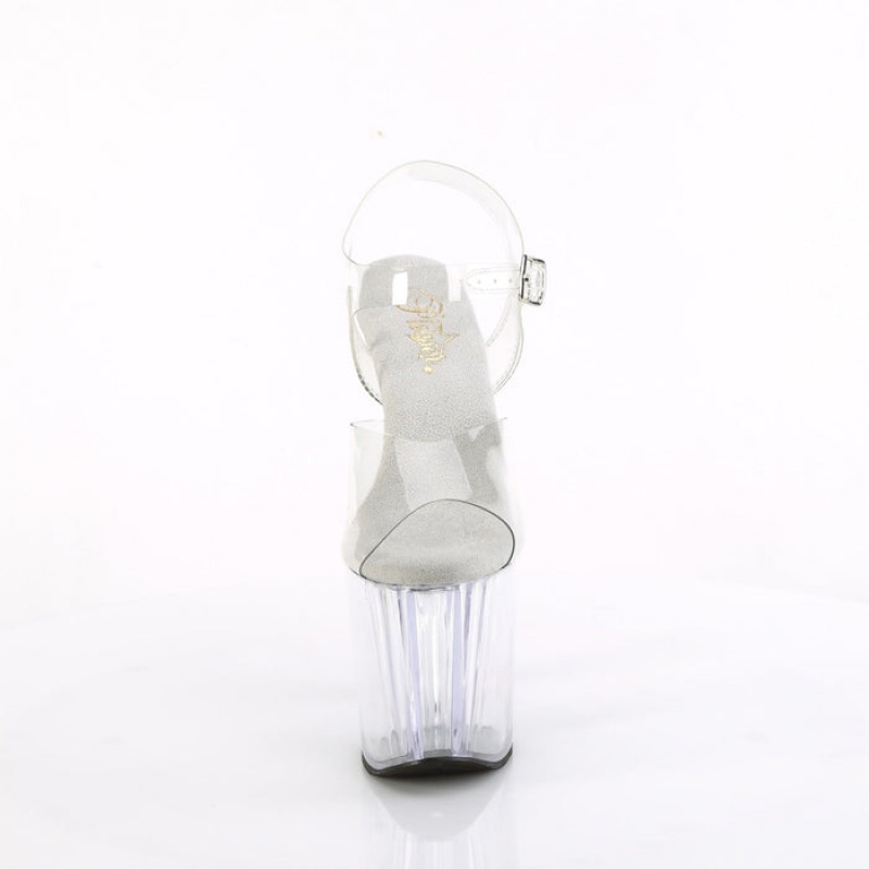 Pleaser Enchant-708 Sandaler Dame Clear | 35LXEZYJG