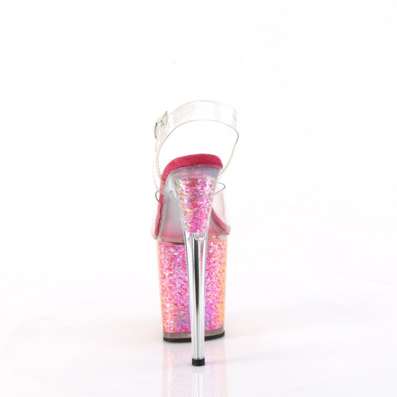 Pleaser Flamingo-808RG-02 Sandaler Dame Flerfarvede | 54UMHLBPC