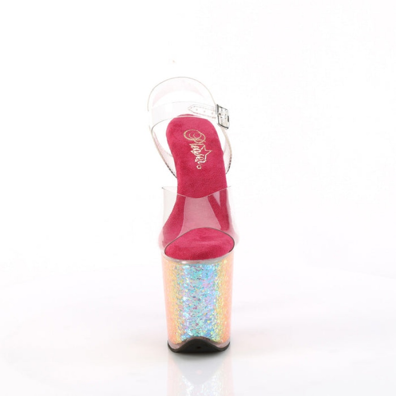 Pleaser Flamingo-808RG-02 Sandaler Dame Flerfarvede | 54UMHLBPC