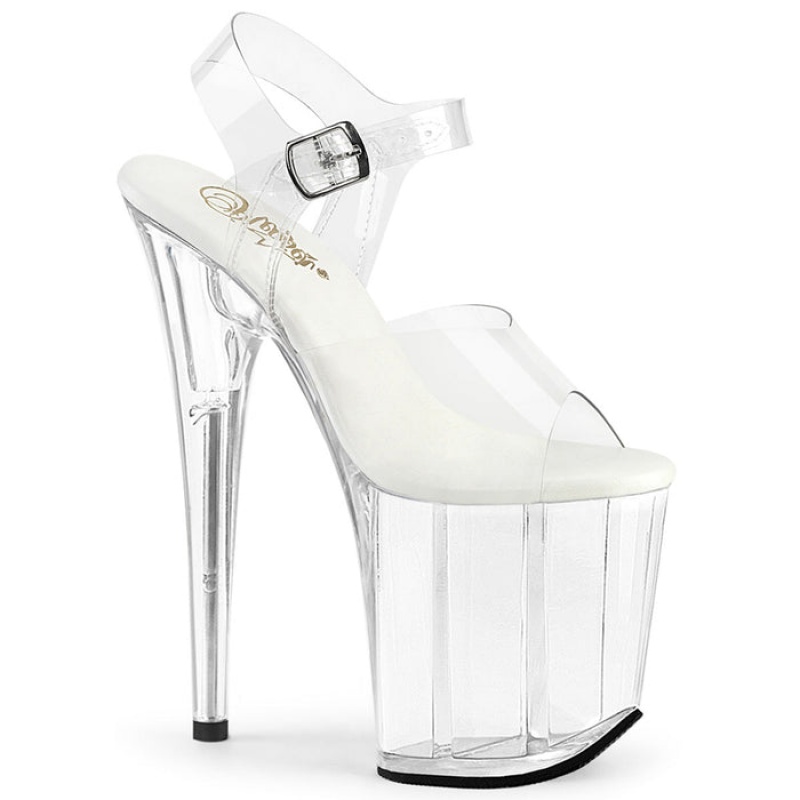 Pleaser Flamingo-808VL Sandaler Dame Clear | 73XUOIDBG