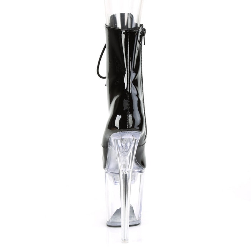 Pleaser Flashdance-1020-8 Støvler Dame Sort | 86CAUWHMI