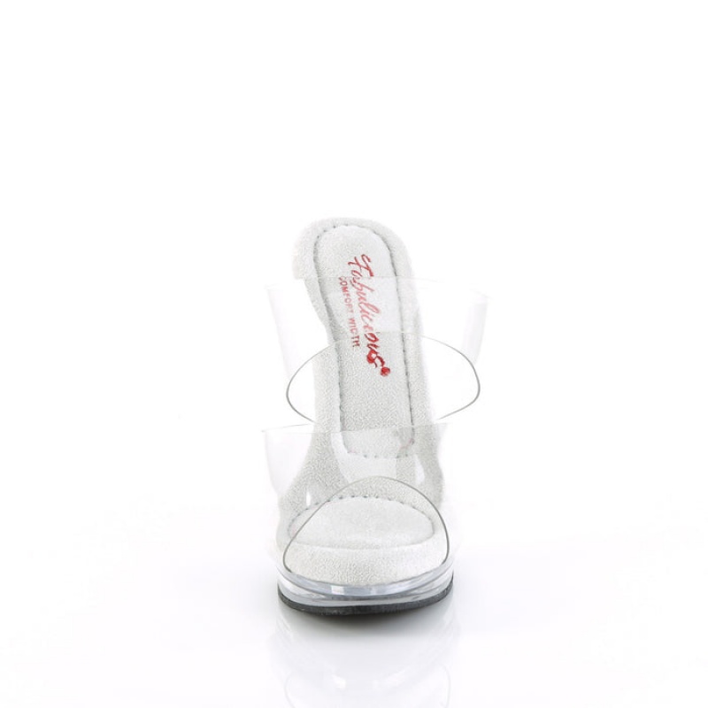 Pleaser Glory-502 Badesandaler Dame Clear | 87PQRMANI