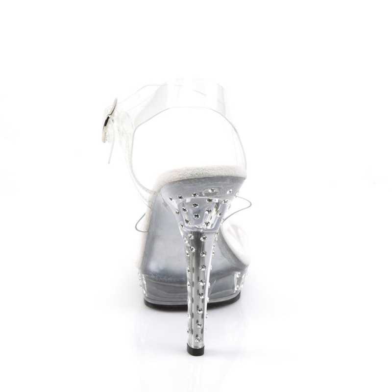 Pleaser Lip-108SDT Sandaler Dame Clear | 76GLOADHR