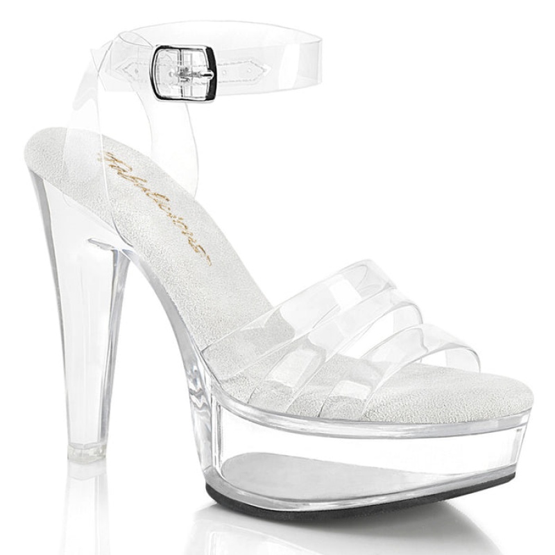 Pleaser Martini-505 Sandaler Dame Clear | 51INDHLEQ