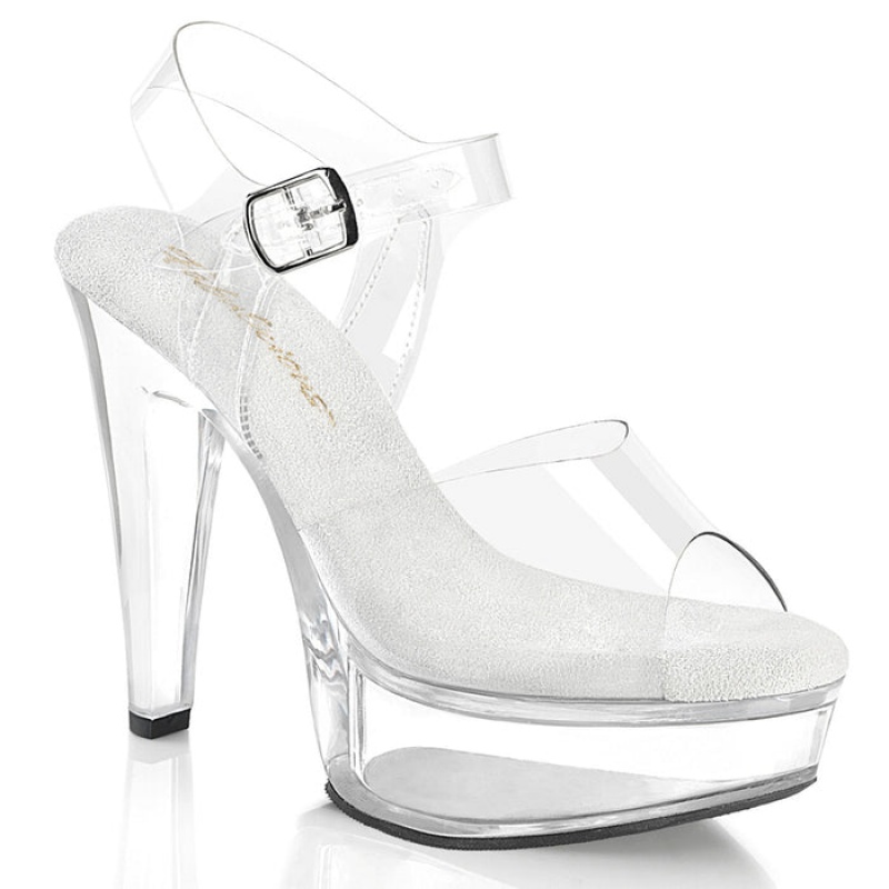 Pleaser Martini-508 Sandaler Dame Clear | 27OZVAXWI