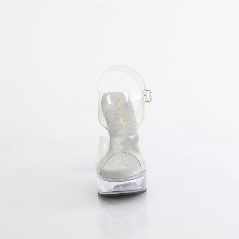 Pleaser Martini-508 Sandaler Dame Clear | 27OZVAXWI