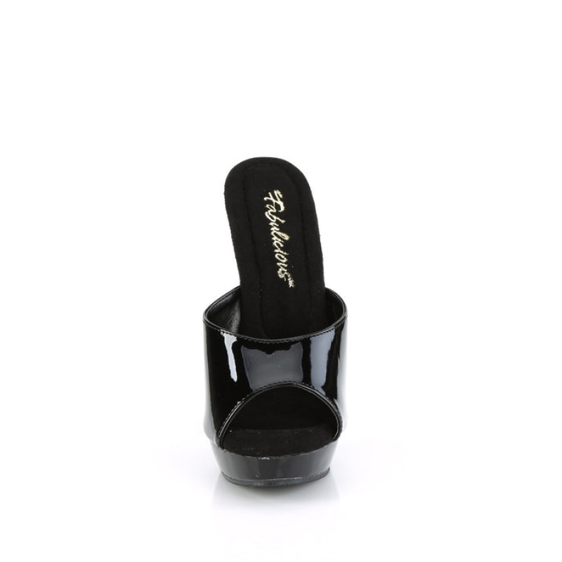 Pleaser Sultry-601 Badesandaler Dame Sort | 53HCJPLWV